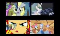 My Little Pony Sparta Remix Quadparison