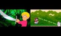 The Pagemasters Pirate Fight Scene! Sparta Mario World Remix