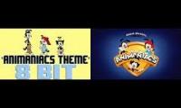 THE ANIMANIACS THEME SONG IN 8 BIT VS THE 2020 ANIMANIACS THEME SONG