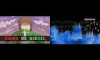 Glitchtale Animosity Chara Vs Ashriel Attack Scene! Sparta Remix Extended