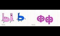 Russia alphabet vs tvokids