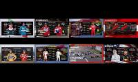 starting grid and race result mashup