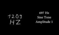 Dial Tone 1 (697 hz and 1209 hz)