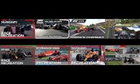 F1 race recreations mashup