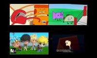 Cartoon Fighting Quadparison My Version