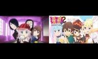 trying kaguya and konosuba mashup