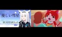 Fubuki Sings Beastars OP with YW MAD