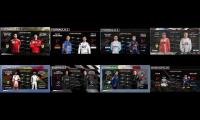 starting grid and race result mashup