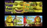 Shrek 1, Shrek 2, Shrek 3, Shrek 4