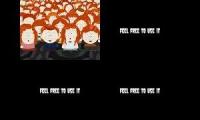 Rucka Rucka Ali Ginger Normal Pitch +1 Pitch +3 and Pitch -4 Mashup