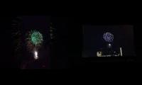 fireworks in lourdes
