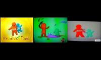 Noggin and Nick Jr Logo Collection with 2 Stuck Reversings