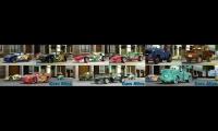 Cars 2: The video Game - 3 Lightning McQueen`s Vs Francesco`s Vs Race on Hyde Tour