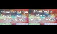 Get Feminine High Pitched Talking Voice - 3rd Formula [Affirmation+Frequency] - INSTANT RESULTS