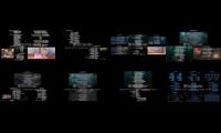 8 All End Credits At Once In 1 Minute Videos Played At Once