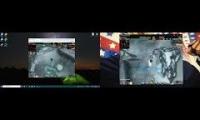 PC speed differences in apoc, carrys screen on the left, lag tanks screen on the right