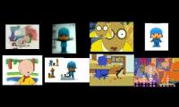 Caillou Vs Arthur Vs Oswald Vs pocoyo Sparta Ninepariso