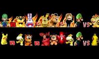 TheJohnnyAlbertShow Plush Fighter Videos Played At Once