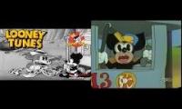 Thumbnail of Smile, Darn Ya, Smile! Colorized Vs. Black And White (Looney Tunes)