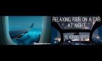 Plane and rain sounds for sleep