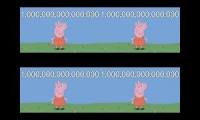 Peppa pig says im Peppa pig 100000000 times 4 times