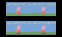 Peppa pig says im Peppa pig 100000000 times 4 times