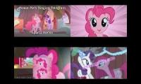 (MLP) - Best of Pinkie Pie Sparta Remix Quadparison