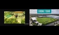 Thumbnail of Navi flies through the Miami Dolphins facility