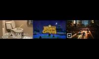 Animal crossing : city noises and pee pee rain