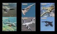 B-1 B-2B B-17 B-25 B-29 And B-52 Sing Last Resort All Together