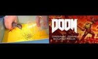 Peck & Tear, chicken eating 100 bugs synced with Doom music