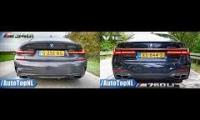 2020 BMW M340i xDrive vs. 2020 BMW M760Li 6.6 V12 BiTurbo by AutoTopNL