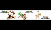 Mario Sports Mix - Dodgeball: Flower Cup Musics at Once