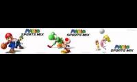 Mario Sports Mix - Hockey: Mushroom Cup Musics at Once