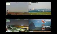 VCP GRU CGH E SDU LIVE CAM 4 TELAS