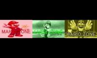 MARIO,LUIGI & WARIO ZONE Tripleparison