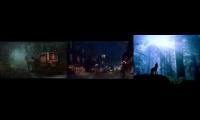 Wolves, Victorian streets, carriage storm