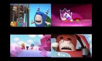 Oddbods and True and the Rainbow Kingdom Quadparison 1