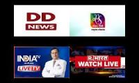 4 - DD NEWS, SANSD TV , INDIA TV N R BHARAT - MAN SINGH