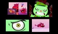 (Happy Tree Friends) Flaky vs Flippy Sparta Quadparison