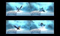 All 4 Air Skylanders Spyros Adventure Soul Gem Previews At Once