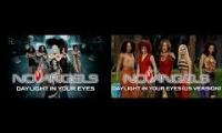 No Angels - Daylight In Your Eyes (Official Music Video Comparison)