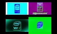 Intel logo history quadparison
