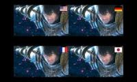 compare lip syncing of trailer scene (endwalker fandaniel) (en - de - fr - jp) (french audio front)