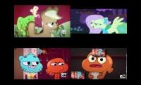 Thumbnail of [Request] TAWOG VS MLP Sparta Remix Quadparison 2