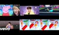 Flamingo music but is 6 video (kreekcrafk original music and kids and aduts sing and more)
