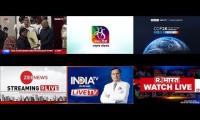 6 - DD NEWS, SANSD TV , bbc, india tv,zee news, rbharat