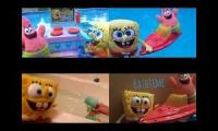 Spongebob Adventures / Pool Fun Quadparison