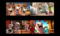 Rabbids invasion Sparta remix Quadparison 1