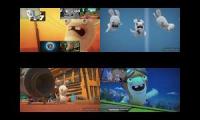 Rabbids invasion Sparta remix Quadparison 2